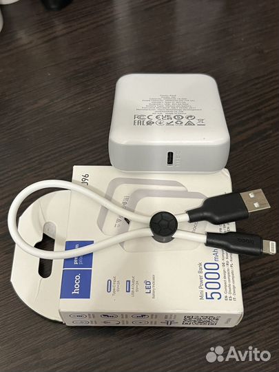 Powerbank повербанк hoco j96 5000 ma акб