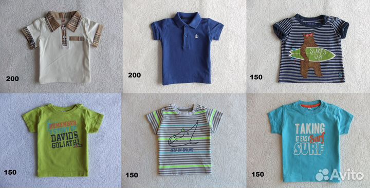 Брендовые вещи на 9-12 месяцев 74 80