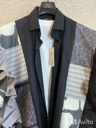 Рубашка с воланами пэчворк