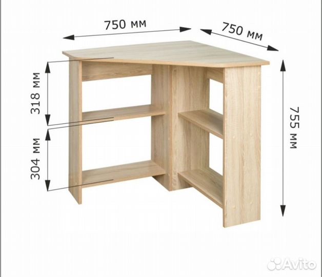 Угловой письменный стол