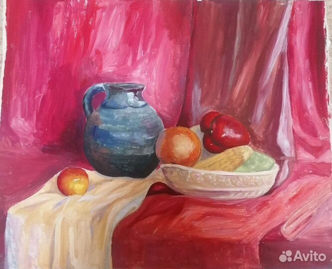 Картины авторские гуашь