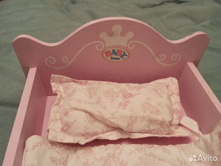 Кроватка деревянная для кукол