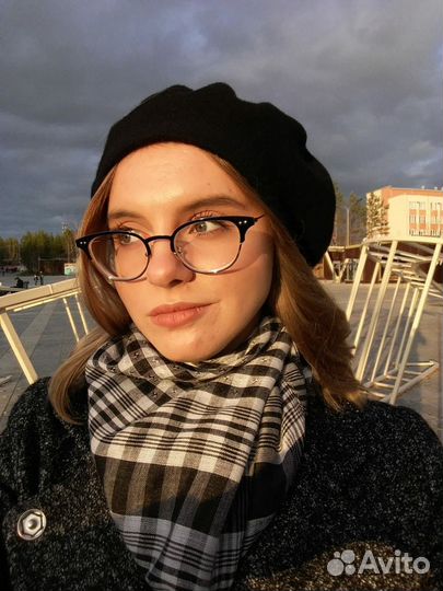 Берет женский шерстяной tonak чешский черный