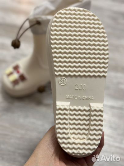 Детские резиновые сапоги