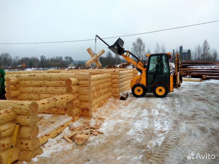 Экскаватор погрузчик мини JCB 1CX Трактор