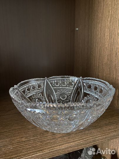 Хрустальная вазы хрустальные для фруктов