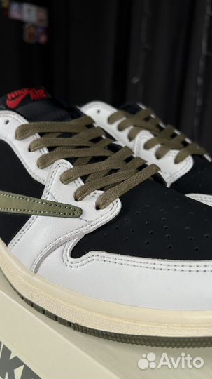 Nike air jordan 1 low x travis scott olive