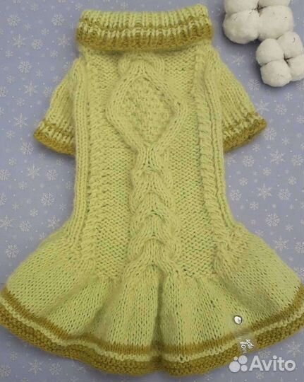 Вязанная одежда для мелких пород собак и кошек