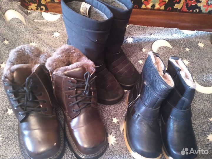 Ботинки и сапоги зимние 35,38 р