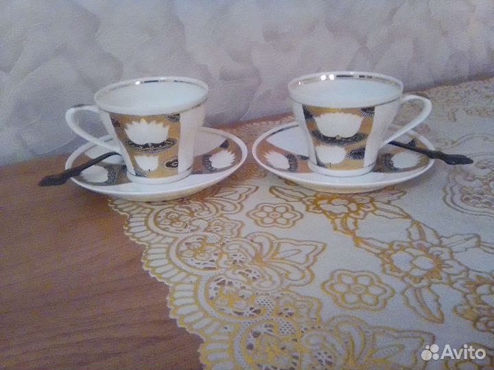 Кофейные чашки фарфор в подарок