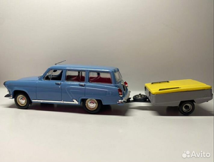 Модель Газ-22 Универсал с прицепом