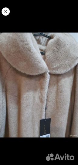 Искусственная шуба под норку 48