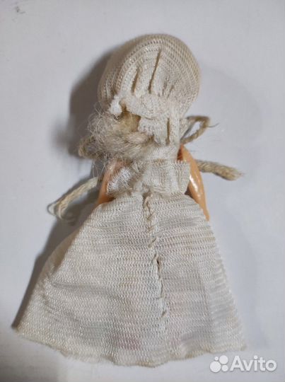 Кукла пупс СССР паричковая колкий пластик Аским