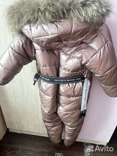 Зимний комбинезон для девочки 98