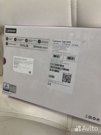 Планшет lenovo tab m10