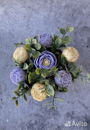 Букет из мыла