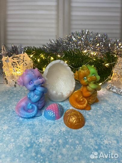 Дракон из мыла- подарок на Новый год