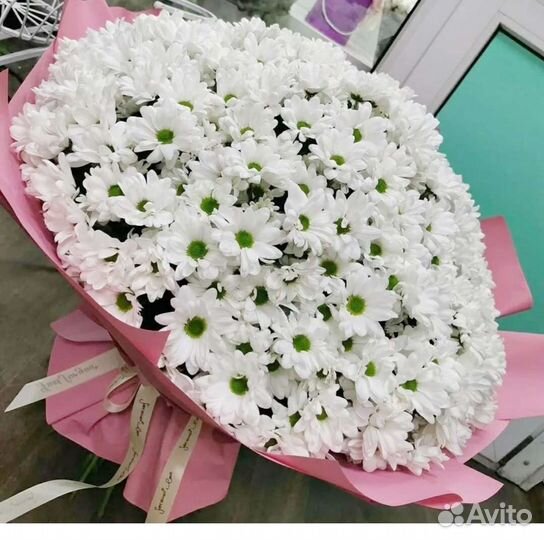 Букеты из Ромашковых хризантем