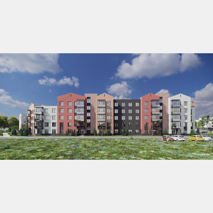 2-к. квартира, 60,9 м², 3/5 эт.
