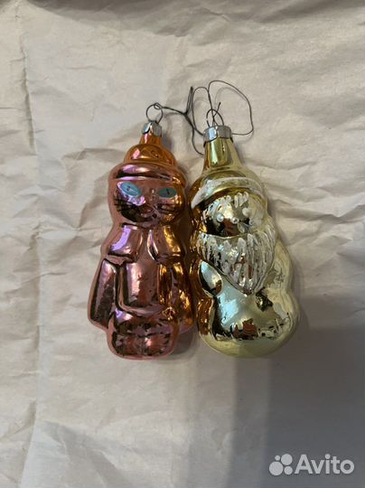 Елочные игрушки Советские