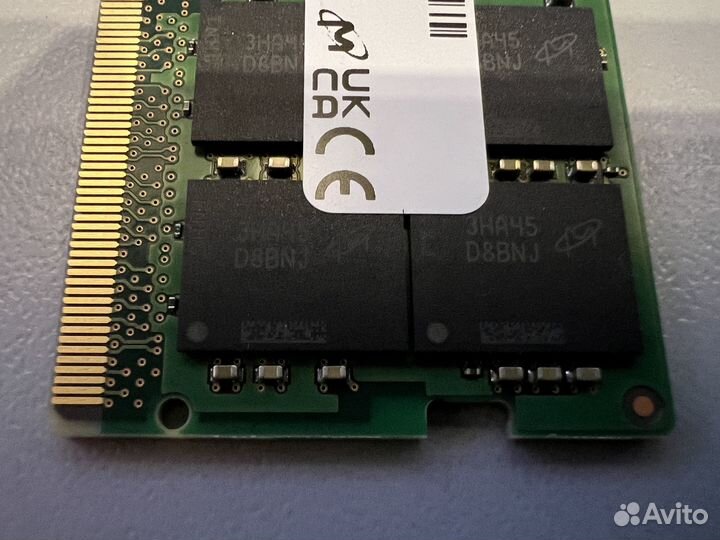 Оперативная память Micron DDR5 sodimm 4800MHz 16Gb