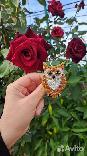 Брошь ручной работы