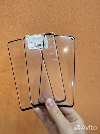 Стекло (тачскрин) для Samsung S10 + замена