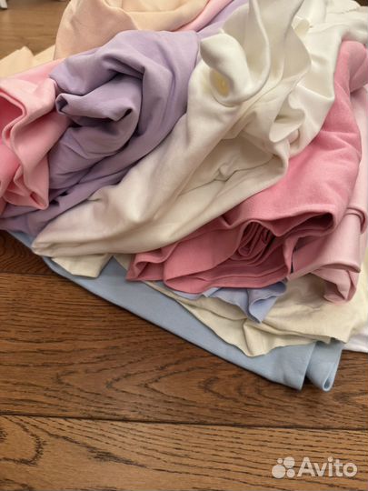 Ткань трикотажный хлопок отрезы (Италия, Турция)