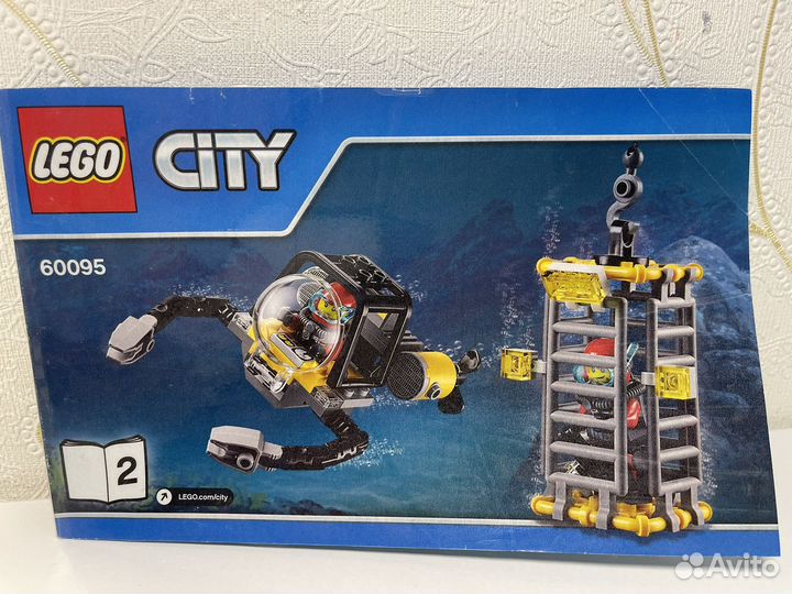 Lego city 60095 Глубоководные исследования