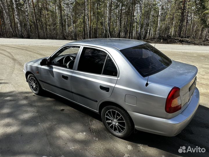 Hyundai Accent 1.5 МТ, 2007, 169 000 км