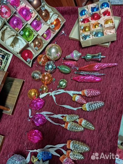 Елочные игрушки СССР