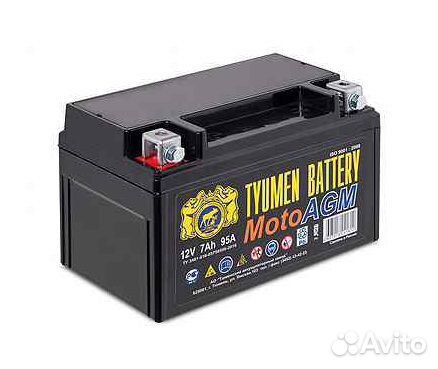 Аккумулятор Тюмень AGM 9 А.ч. на мотоцикл