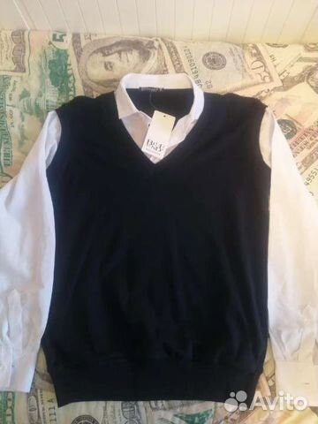 Рубашка с жилеткой