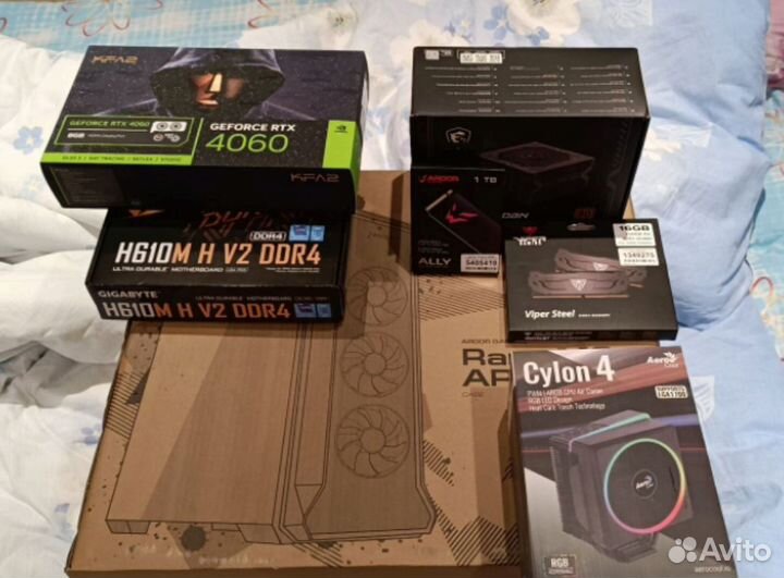Игровой пк i3-12100f / rtx 4060 / озу 16gb ddr4