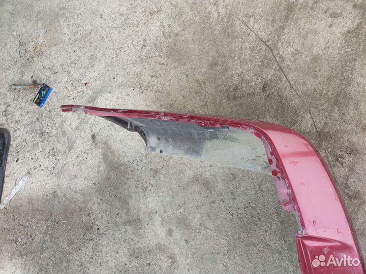 Бампер задний на Хюндай Акцент