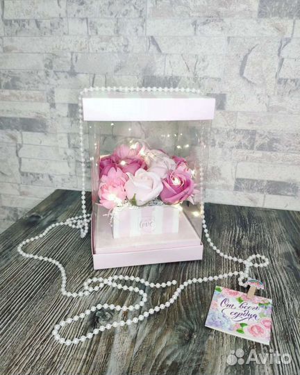 Неувядающие букеты из мыльных цветов