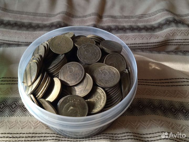 Мелочь СССР 15 кг 1235 коп. Наследство