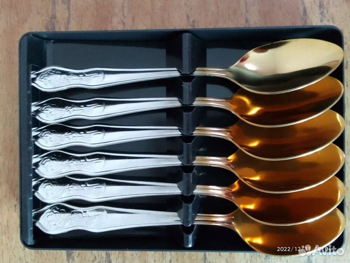 Новый подарочный набор чайных ложек