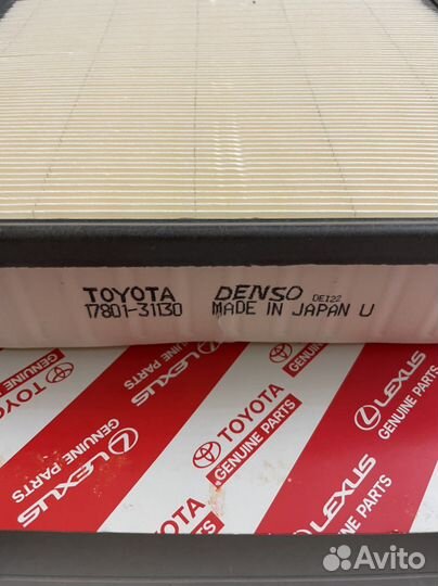 Воздушный фильтр toyota