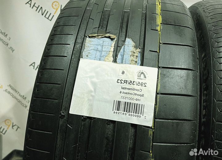 Continental SportContact 6 295/35 R23 94Y
