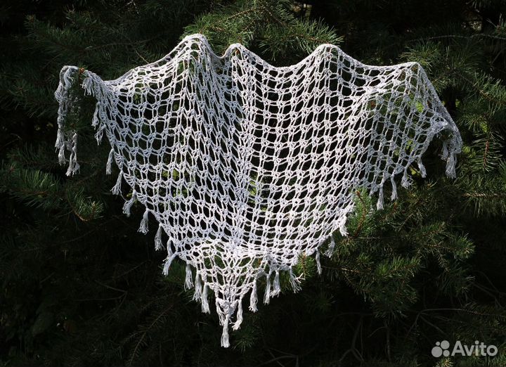 Шаль ручной работы