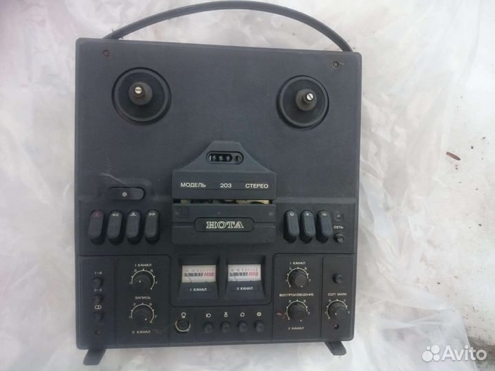 Катушечный магнитофон Нота 203
