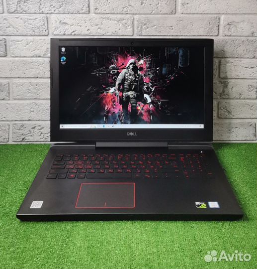 Игровой ноутбук Dell i7 7го/GTX 1050ti/16ram