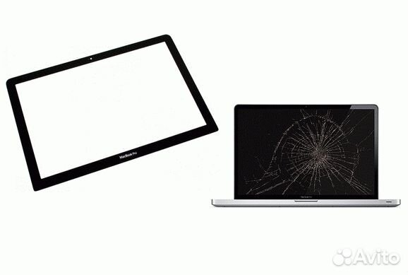 Дисплей - стекло на Macbook Pro a1278