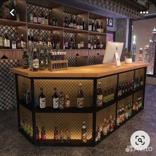 Барная стойка ресепшен кафе и ресторанов