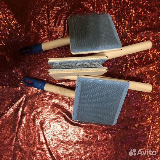 Чески (кардер ручной) для шерсти и пуха