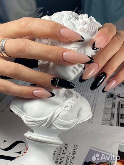 Маникюр наращивание ногтей