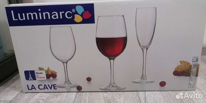 Фужеры Luminarc набор из 18предметов