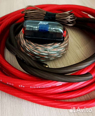 Комплект проводов для подключения сабвуфера