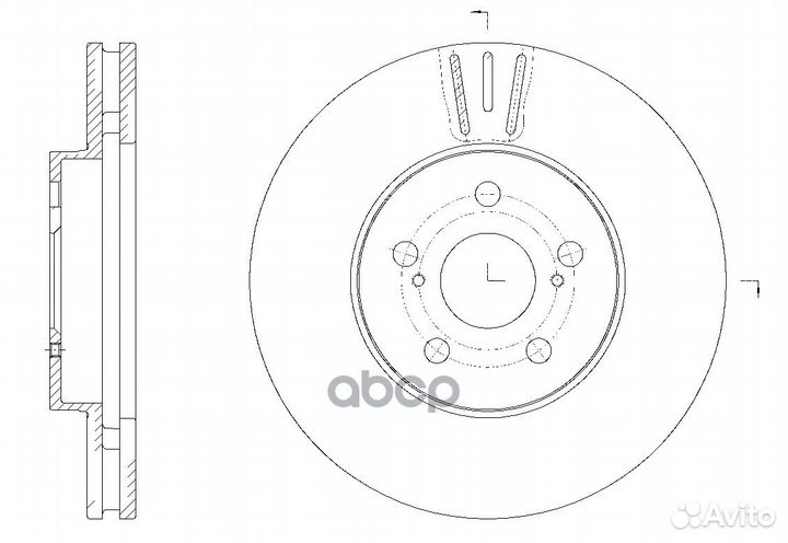 Диск тормозной G-brake GR-20218 toyotawish вэн